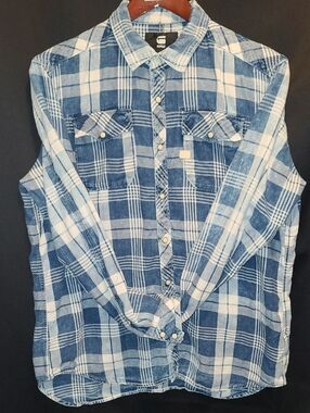 G-Star Raw Landoh flannel shirt Size XL